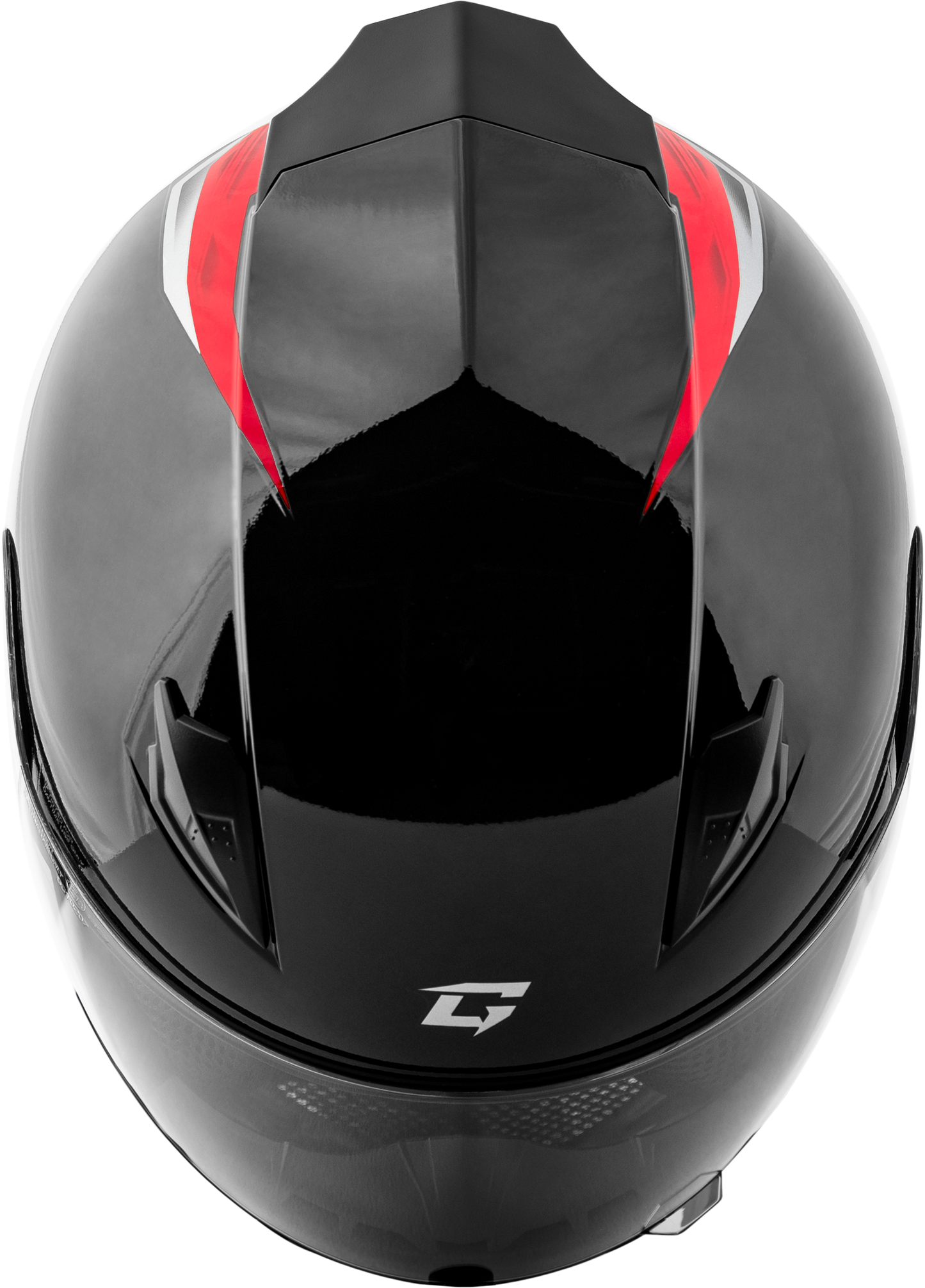 GMAX FF - 49 Syth Helmet Black/Red Small with COOLMAX Interior and UV400 Shield - Kelly Motorsports