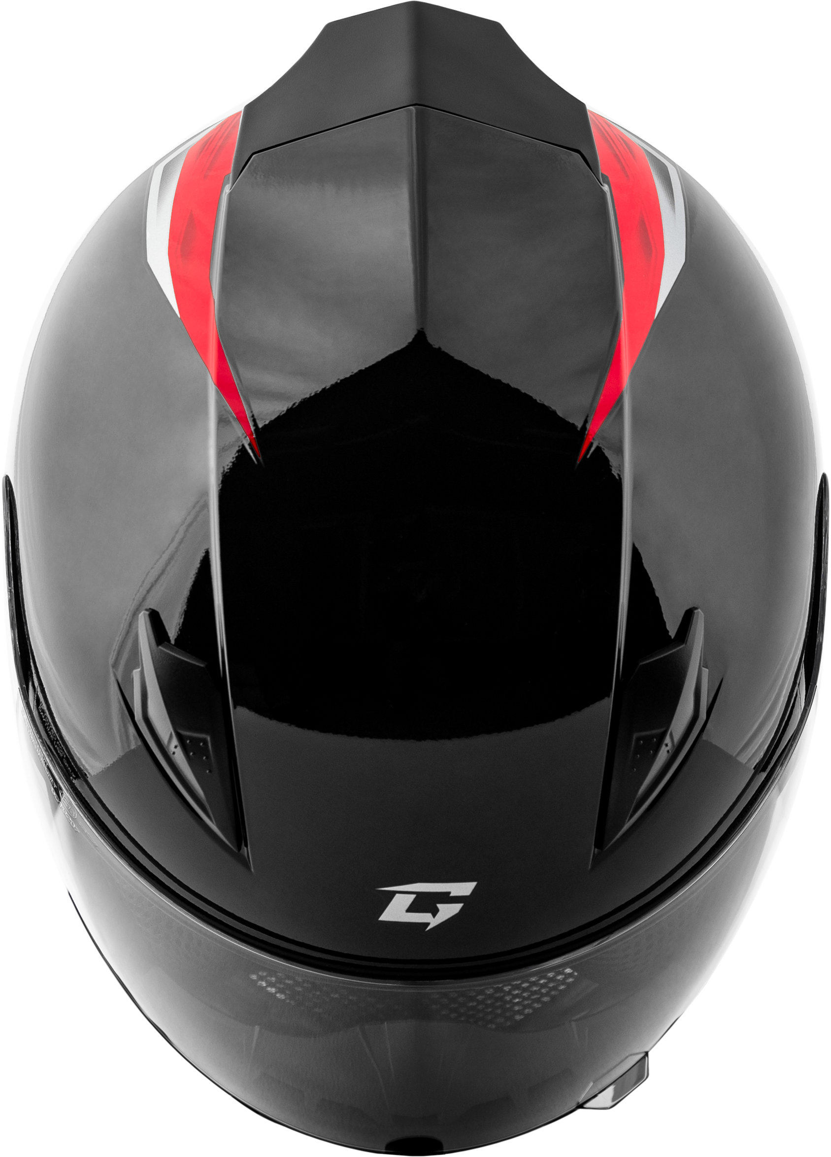 GMAX FF - 49 Syth Helmet Black/Red Small with COOLMAX Interior and UV400 Shield - Kelly Motorsports