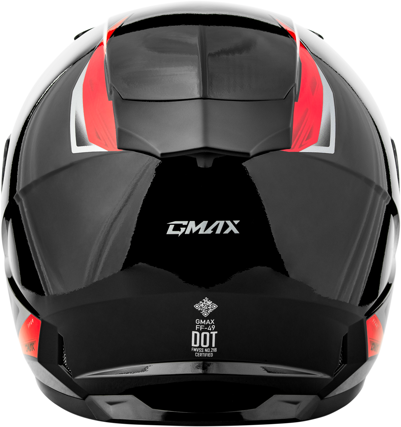 GMAX FF - 49 SYTH Helmet Black/Red XL – Lightweight Motorcycle Helmet with COOLMAX® Interior and UV400 Shield - Kelly Motorsports