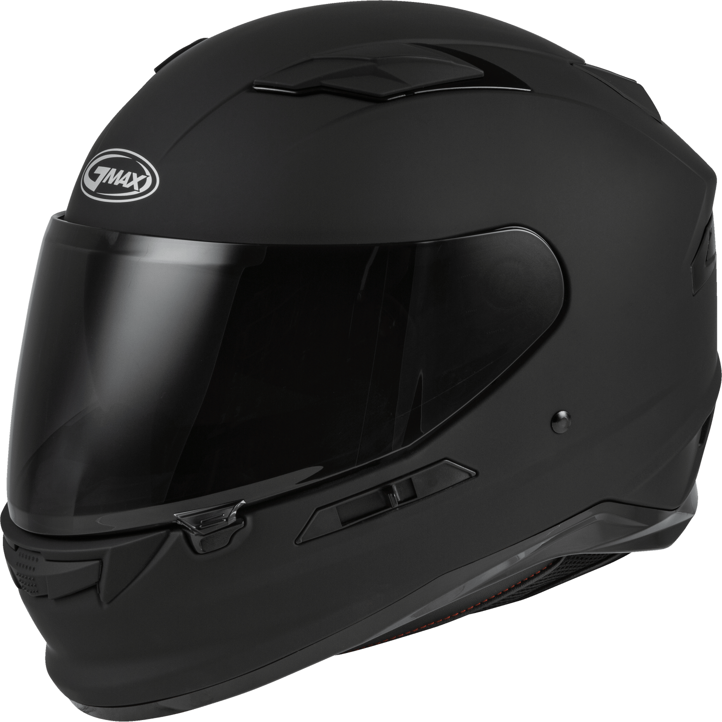 GMAX FF - 98 Full Face Helmet Matte Black Medium with Integrated LED Rear Light and Quick - Release Shield - Kelly Motorsports