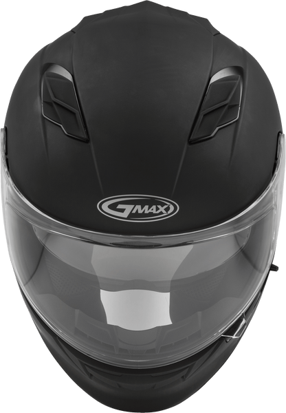 GMAX FF - 98 Full Face Helmet Matte Black Medium with Integrated LED Rear Light and Quick - Release Shield - Kelly Motorsports