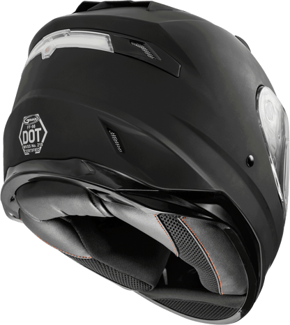 GMAX FF - 98 Full Face Helmet Matte Black Small with Integrated LED Rear Light and Quick - Release Shield - Kelly Motorsports