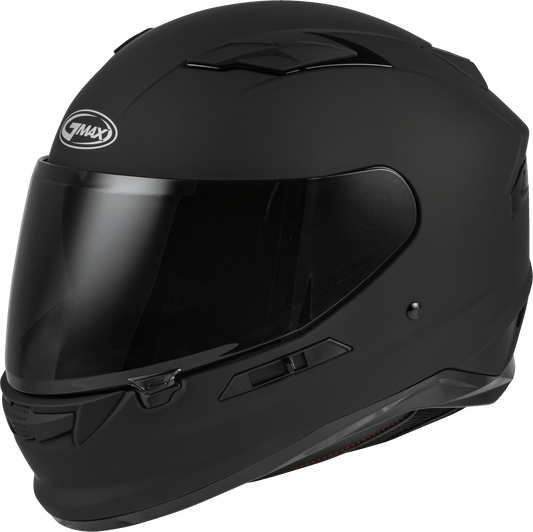 GMAX FF - 98 Matte Black Full Face Helmet with LED Rear Light and Quick - Release Shield - Size Large - Kelly Motorsports