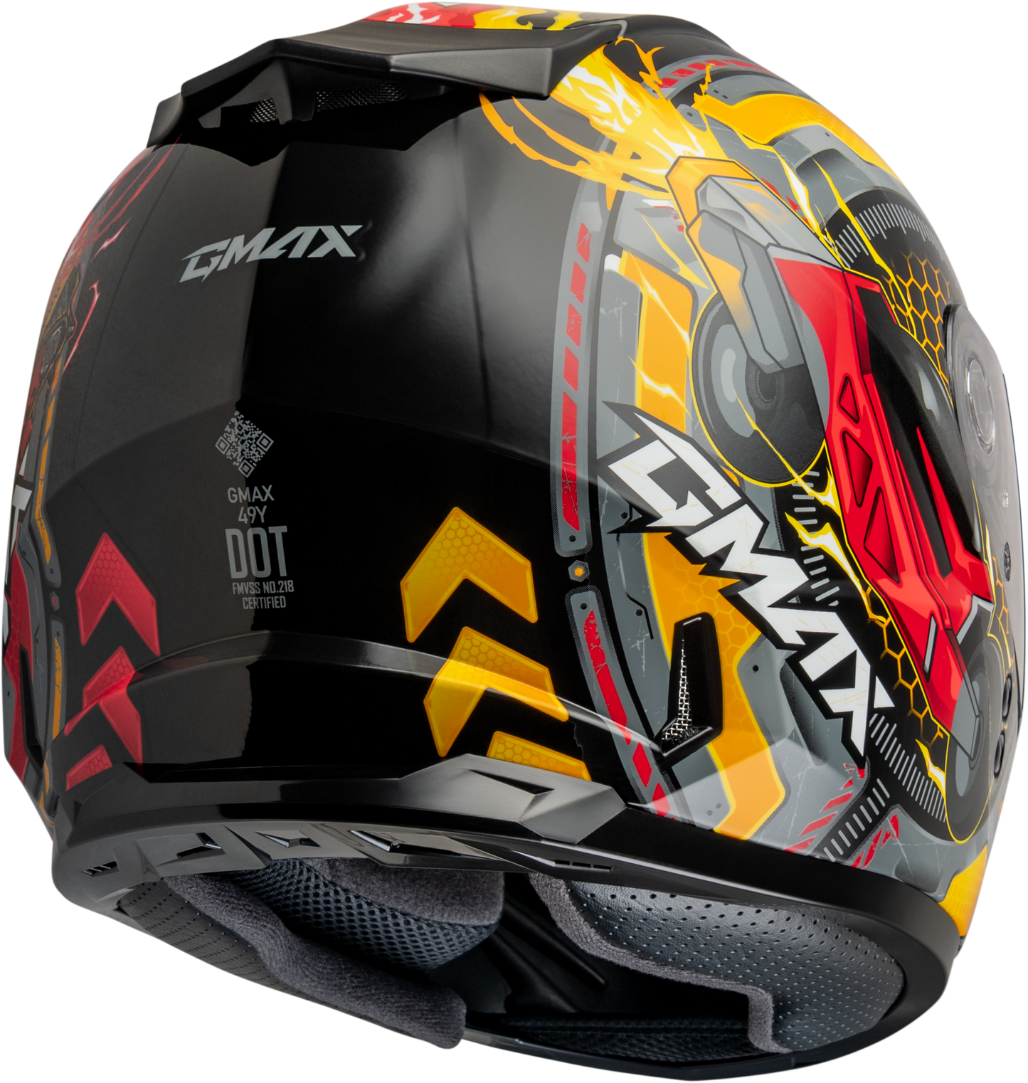 GMAX G24911151 GM - 49Y Youth Snow Helmet with Adjustable Fit and Dual Lens Shield - Kelly Motorsports