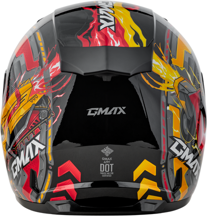 GMAX G24911151 GM - 49Y Youth Snow Helmet with Adjustable Fit and Dual Lens Shield - Kelly Motorsports