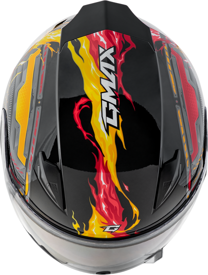 GMAX G24911151 GM - 49Y Youth Snow Helmet with Adjustable Fit and Dual Lens Shield - Kelly Motorsports