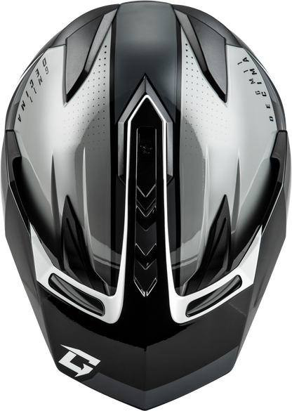 GMAX GM - 11 Decima Dual Sport Helmet Black/Grey/White XS - Kelly Motorsports
