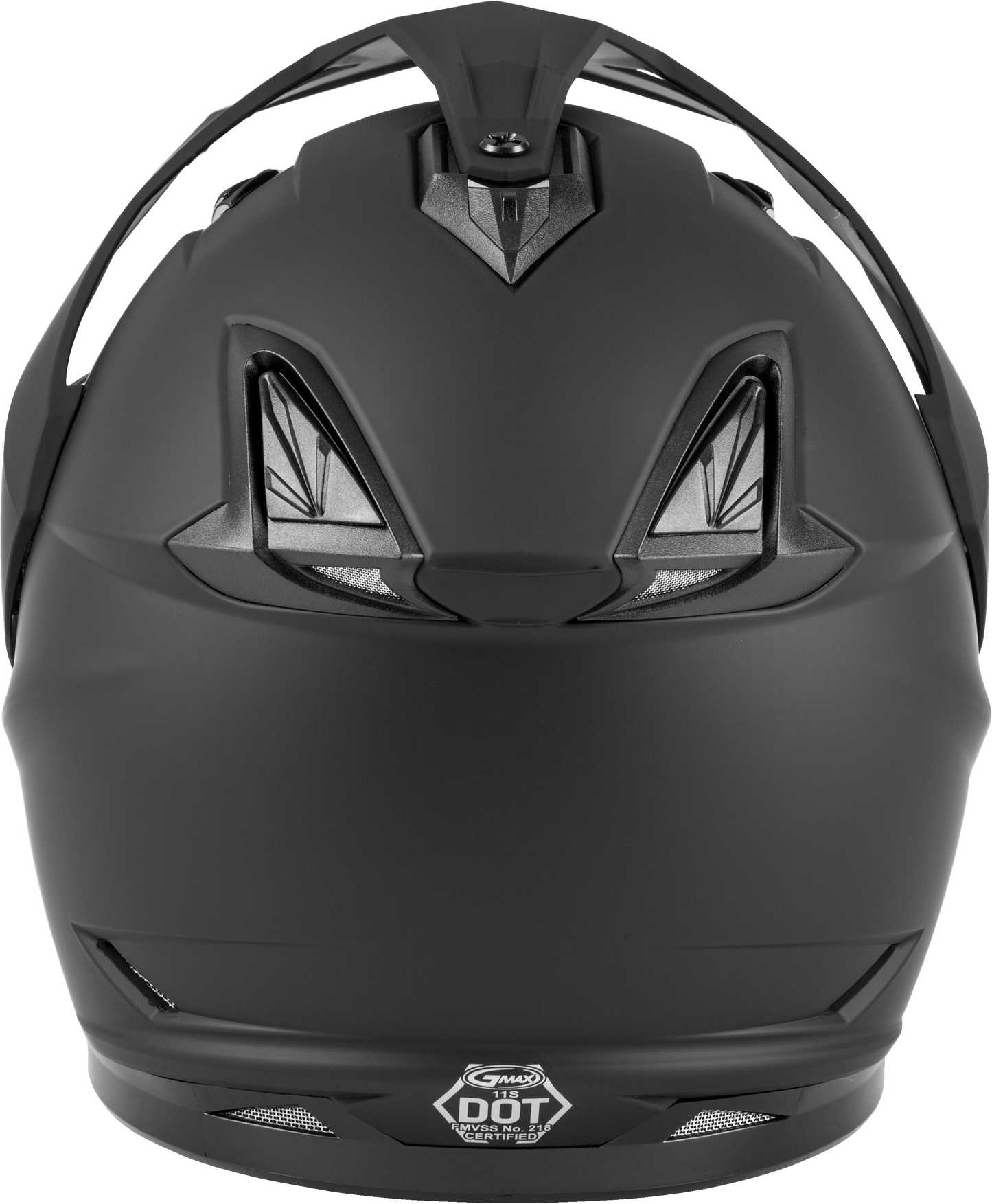 GMAX GM - 11 Dual Sport Helmet Matte Black XS - Versatile Motorcycle Helmet with Sun - Blocking Peak and Intercom Compatibility - Kelly Motorsports
