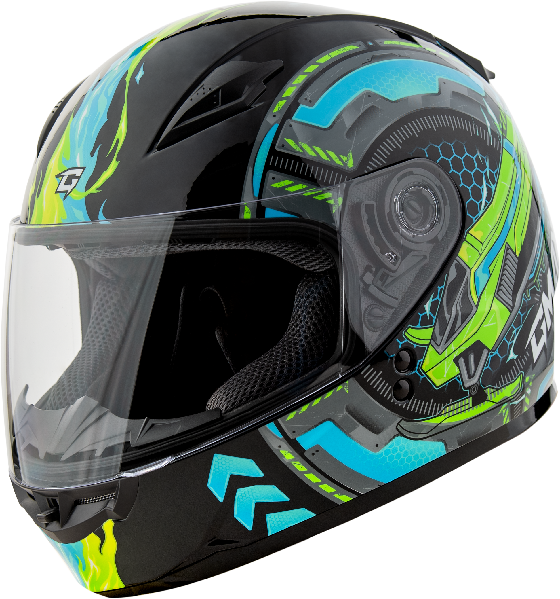 GMAX GM - 49Y Charge Kids Helmet – Lightweight, Adjustable Fit with DOT Approval - Kelly Motorsports
