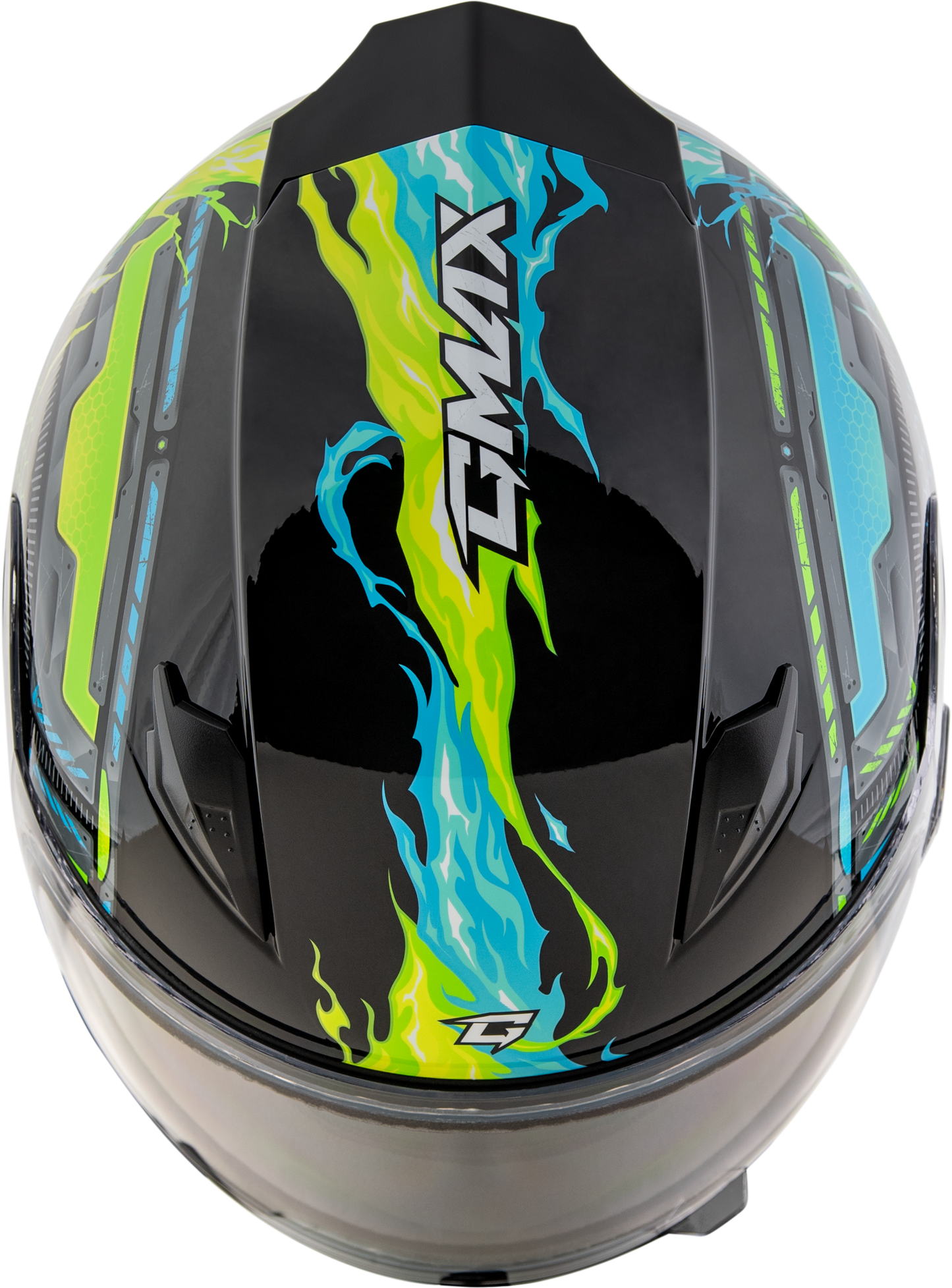 GMAX GM - 49Y Child Snow Helmet with Adjustable Fit and Dual Lens Shield - Kelly Motorsports