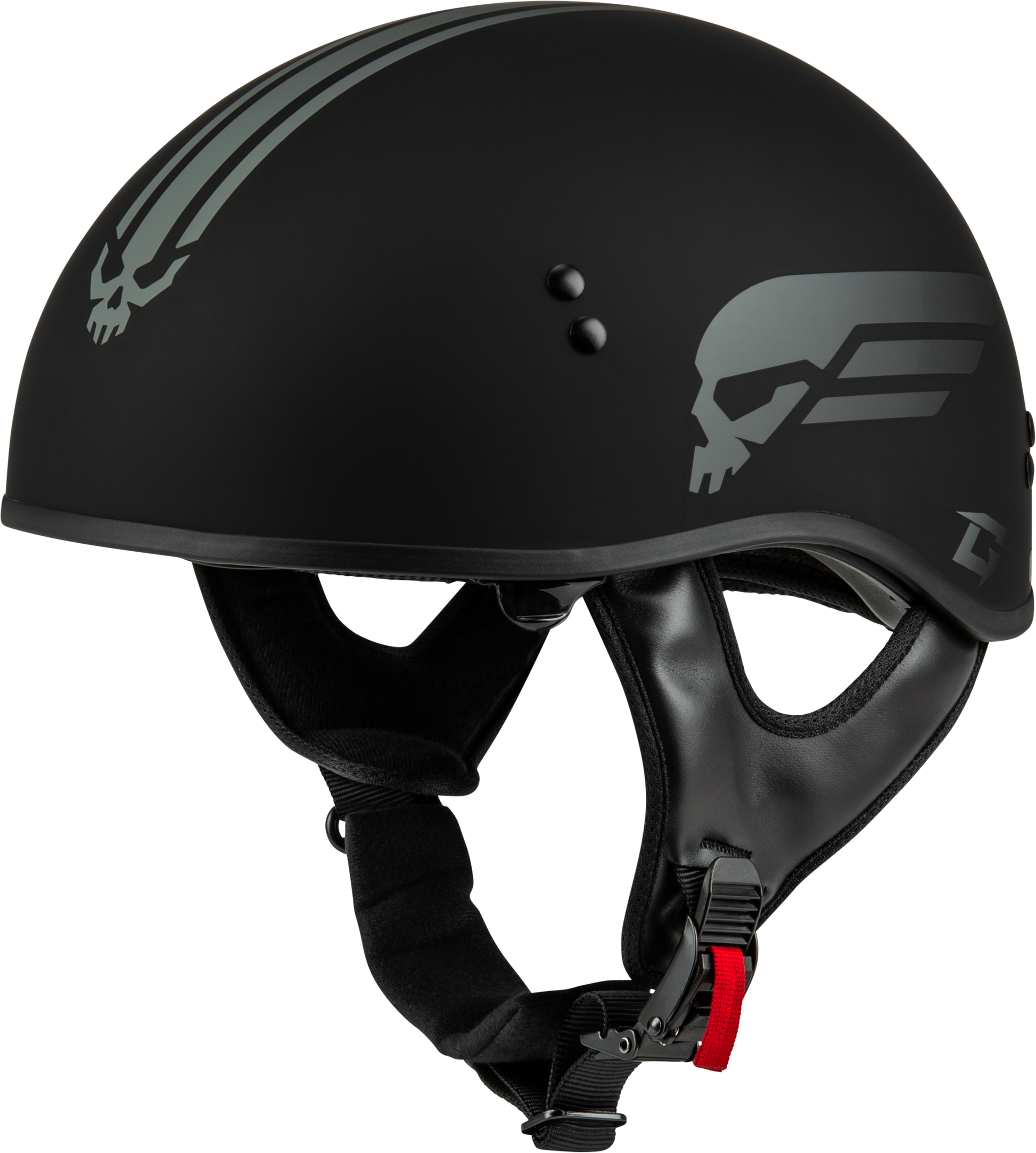GMAX H16511816 HH - 65 Naked Motorcycle Helmet with Sun Shields and Removable Liner - Kelly Motorsports
