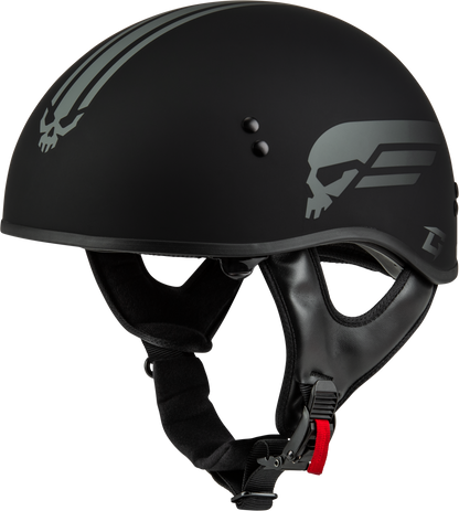 GMAX H16511816 HH - 65 Naked Motorcycle Helmet with Sun Shields and Removable Liner - Kelly Motorsports