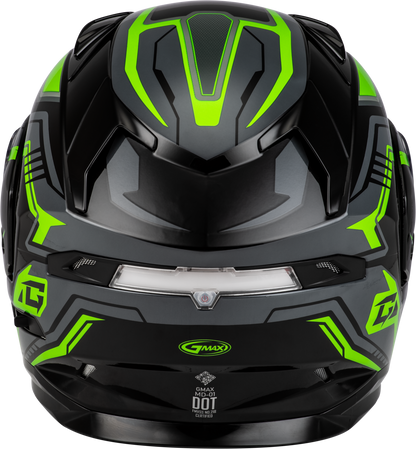 GMAX MD - 01S Transistor Snow Helmet with Quick Release Buckle and LED Light - Kelly Motorsports