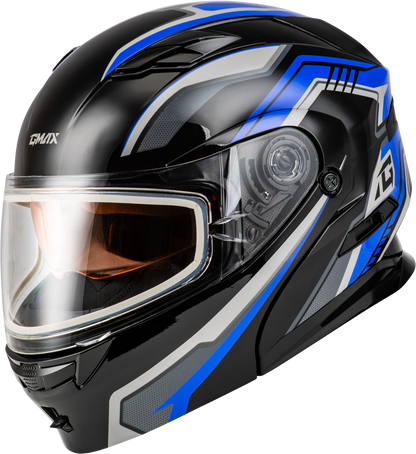 GMAX MD - 01S Transistor Snow Helmet with Quick Release Buckle and LED Light - Kelly Motorsports