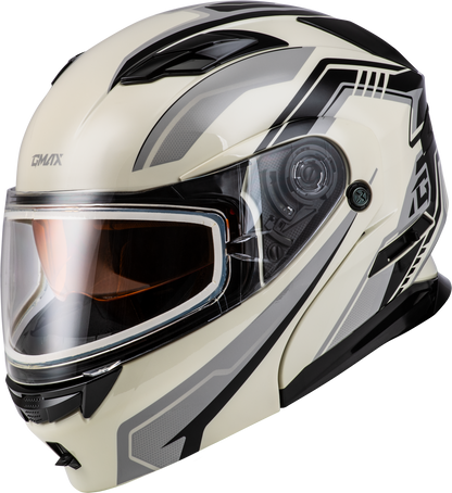 GMAX MD - 01S Transistor Snow Helmet with Quick Release Buckle and LED Light - Kelly Motorsports