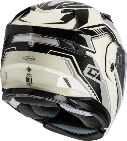 GMAX MD - 01S Transistor Snow Helmet with Quick Release Buckle and LED Light - Kelly Motorsports