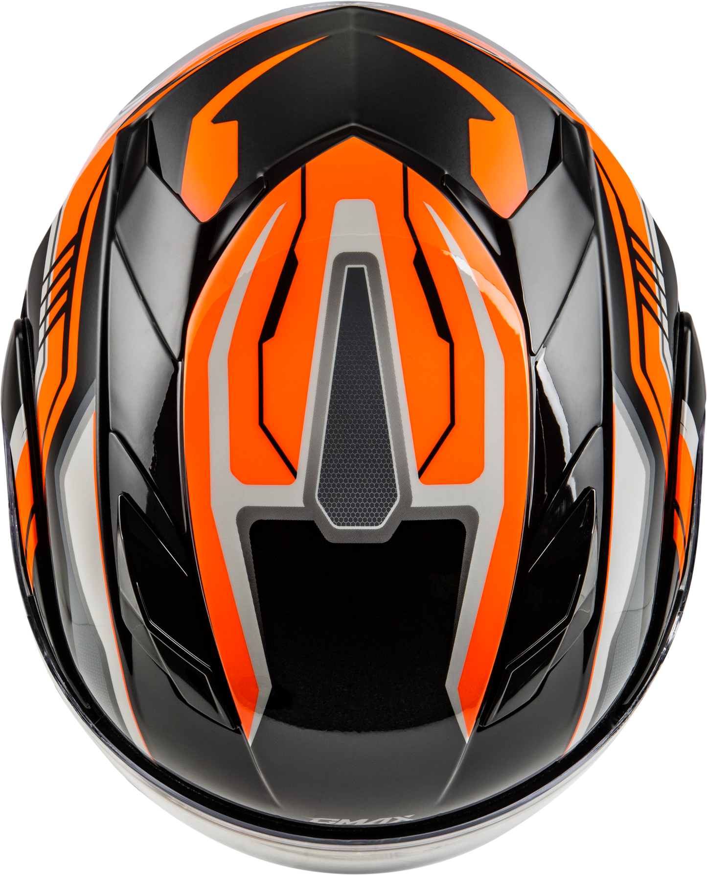 GMAX MD - 01S Transistor Snow Helmet with Quick Release Buckle and LED Light - Orange/Black XS - Kelly Motorsports