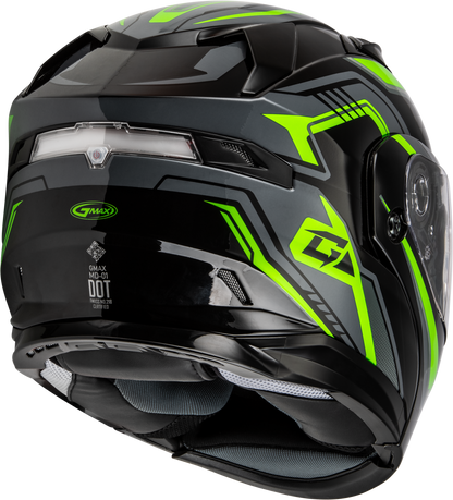 GMAX MD - 01S Transistor Snow Helmet with Quick Release Buckle, LED Light and Comfort Features - Kelly Motorsports