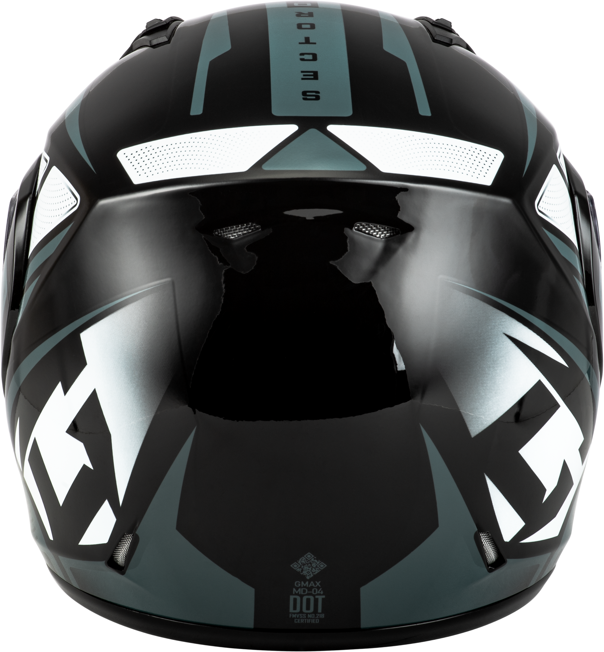 GMAX MD - 04 Sector Helmet Black/Silver - Lightweight Cross - Country Helmet with Advanced Ventilation and Comfort Features - Kelly Motorsports