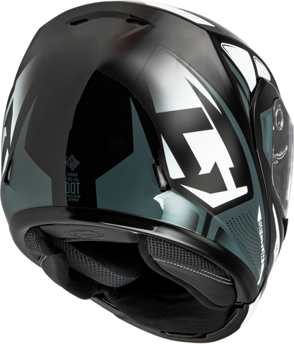 GMAX MD - 04 Sector Helmet Black/Silver XL – Lightweight Cross - Country Riding Helmet with Advanced Ventilation and Comfort Features - Kelly Motorsports