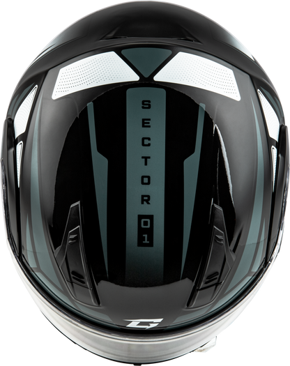 GMAX MD - 04 Sector Helmet Black/Silver XL – Lightweight Cross - Country Riding Helmet with Advanced Ventilation and Comfort Features - Kelly Motorsports