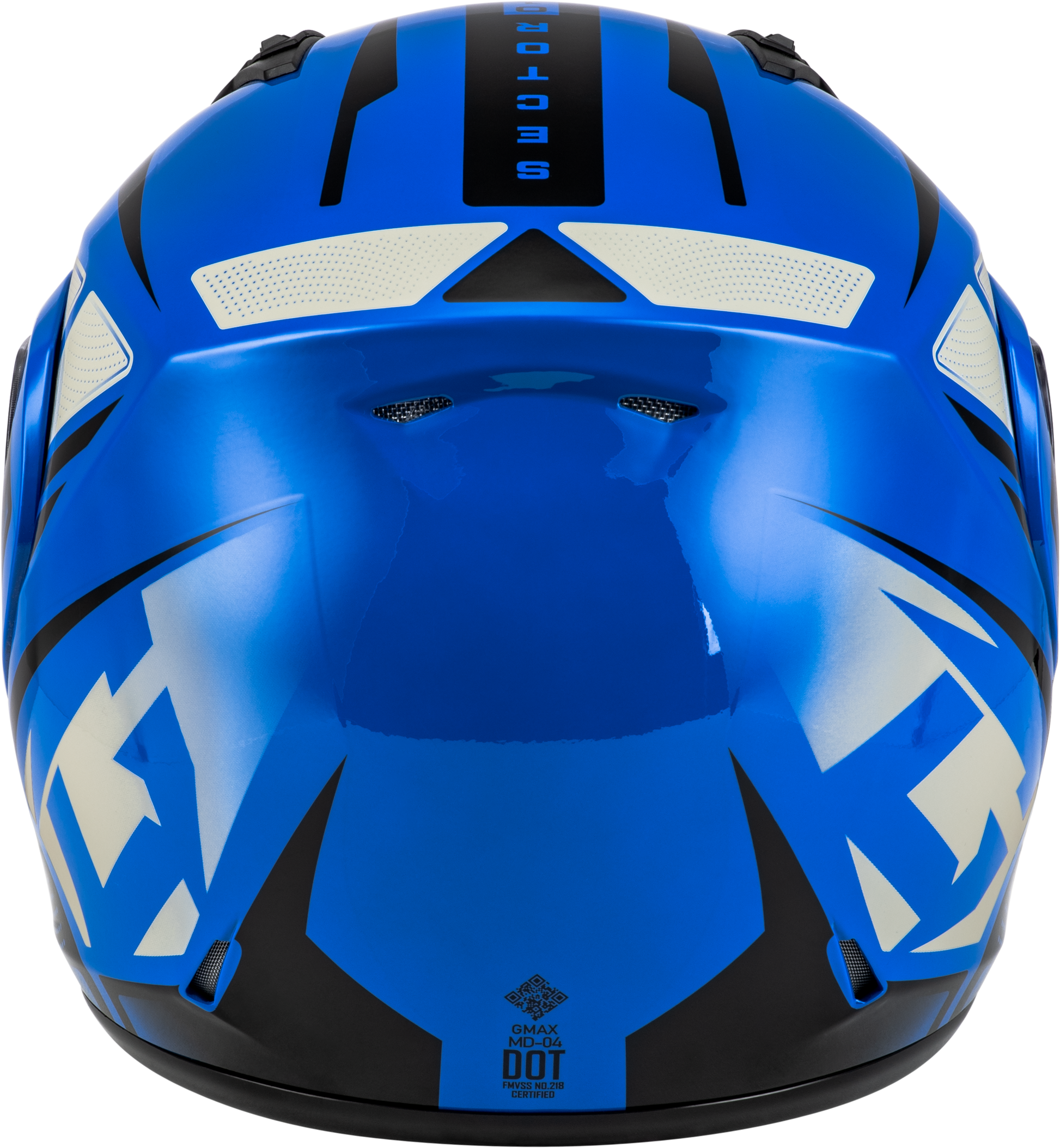 GMAX MD - 04 Sector Helmet Blue/Black Large – Lightweight Cross - Country Motorcycle Helmet with Comfortable Cooling Features - Kelly Motorsports