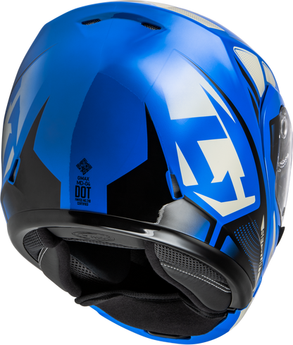 GMAX MD - 04 Sector Helmet Blue/Black Large – Lightweight Cross - Country Motorcycle Helmet with Comfortable Cooling Features - Kelly Motorsports