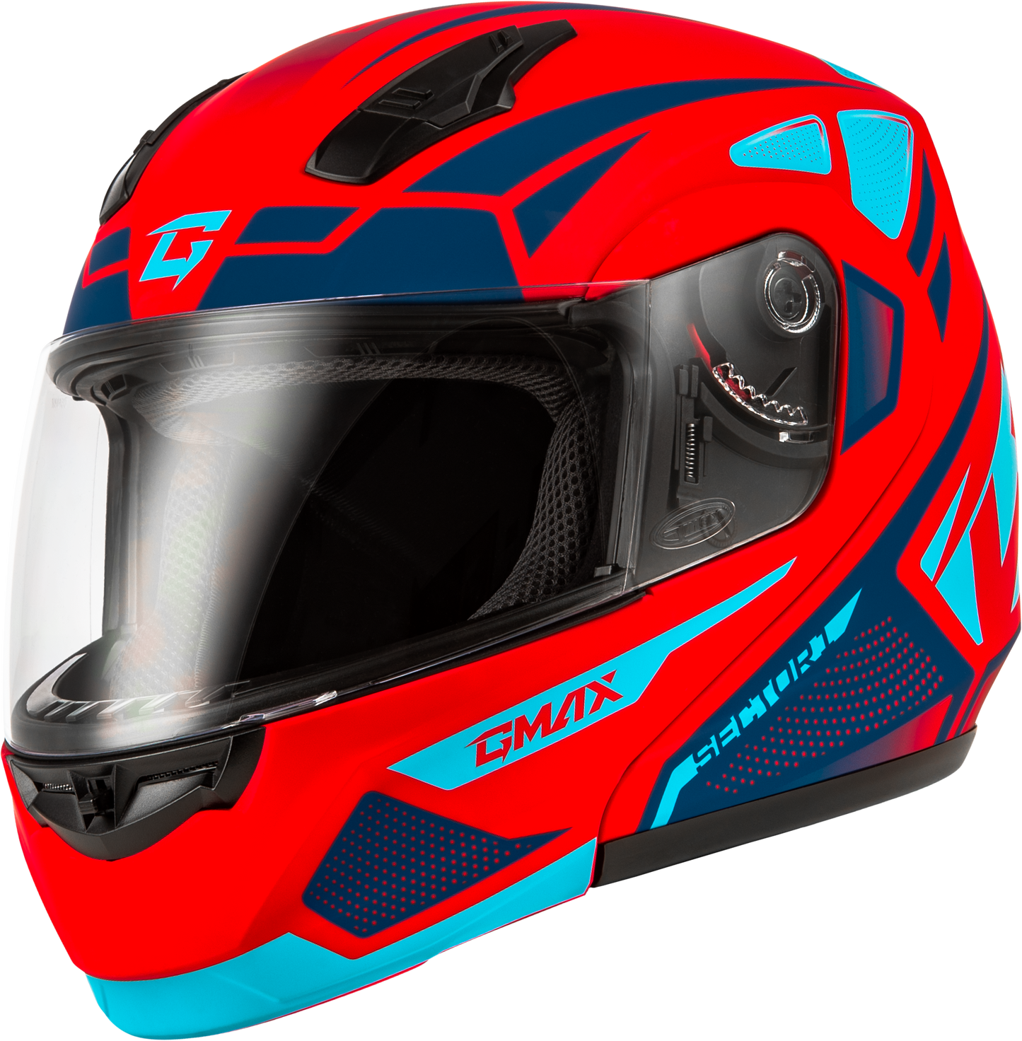 GMAX MD - 04 Sector Helmet Matte Red/Blue - Lightweight Cross - Country Motorcycle Helmet - Kelly Motorsports
