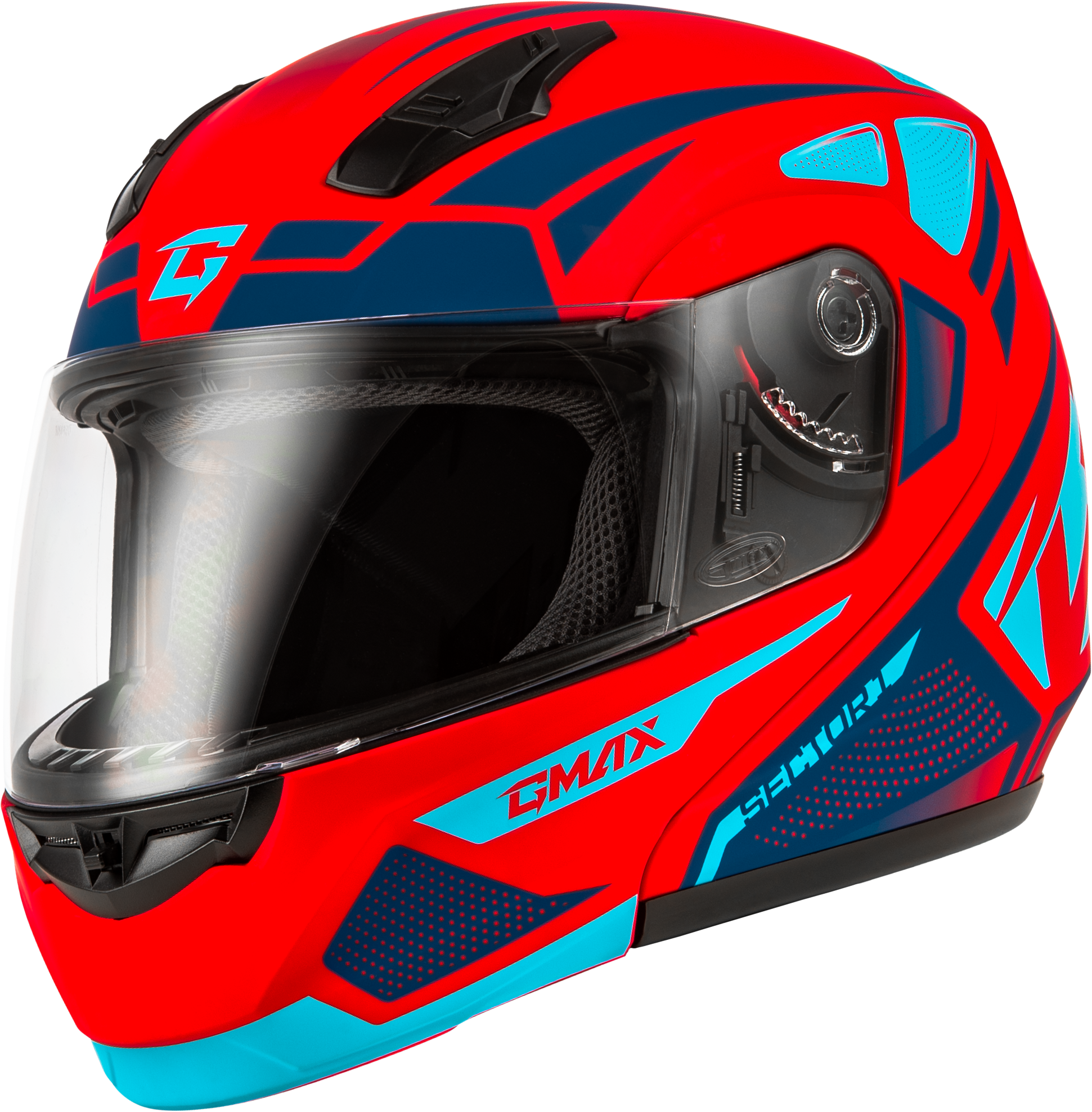 GMAX MD - 04 Sector Helmet Matte Red/Blue - Lightweight Cross - Country Motorcycle Helmet - Kelly Motorsports
