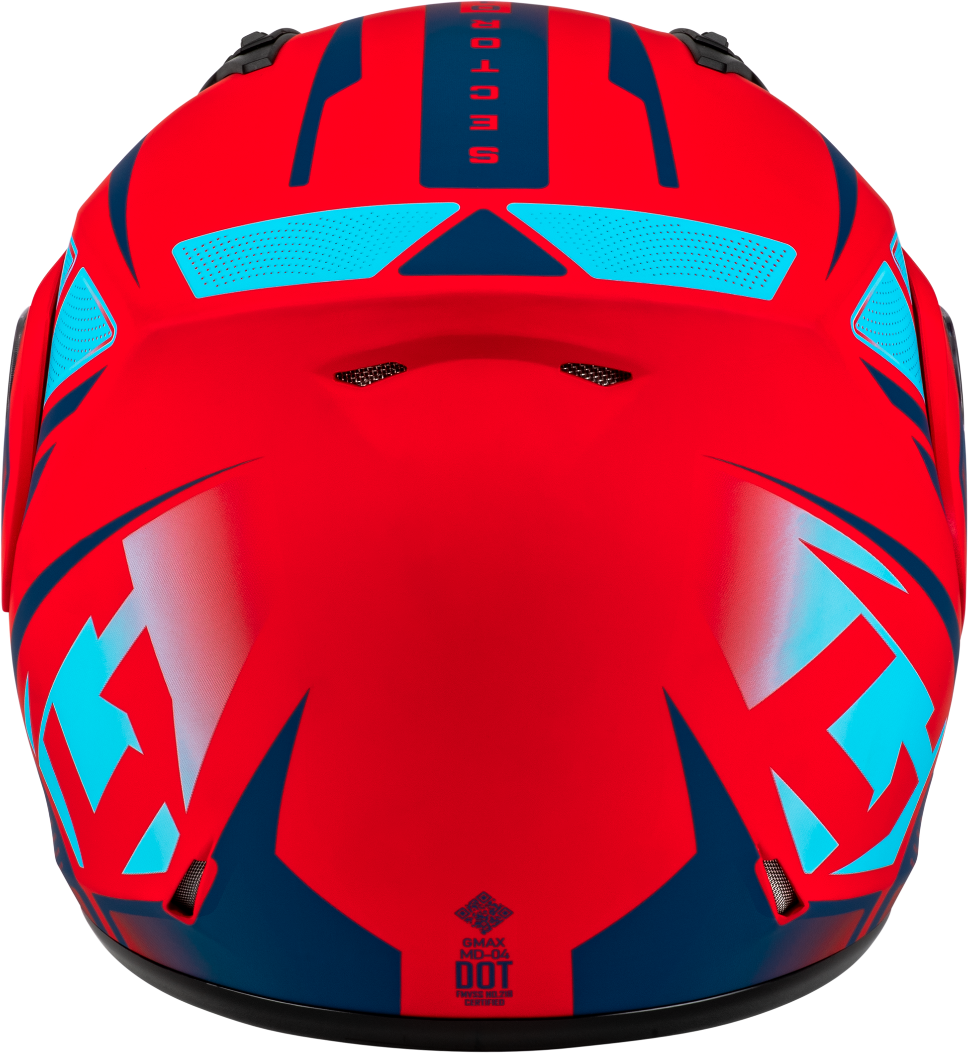 GMAX MD - 04 Sector Helmet Matte Red/Blue – Lightweight Cross - Country Motorcycle Helmet with Advanced Ventilation and Sun Shield - Kelly Motorsports