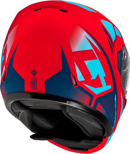 GMAX MD - 04 Sector Helmet Matte Red/Blue XL – Lightweight Cross - Country Motorcycle Helmet with Advanced Ventilation and UV Protection - Kelly Motorsports