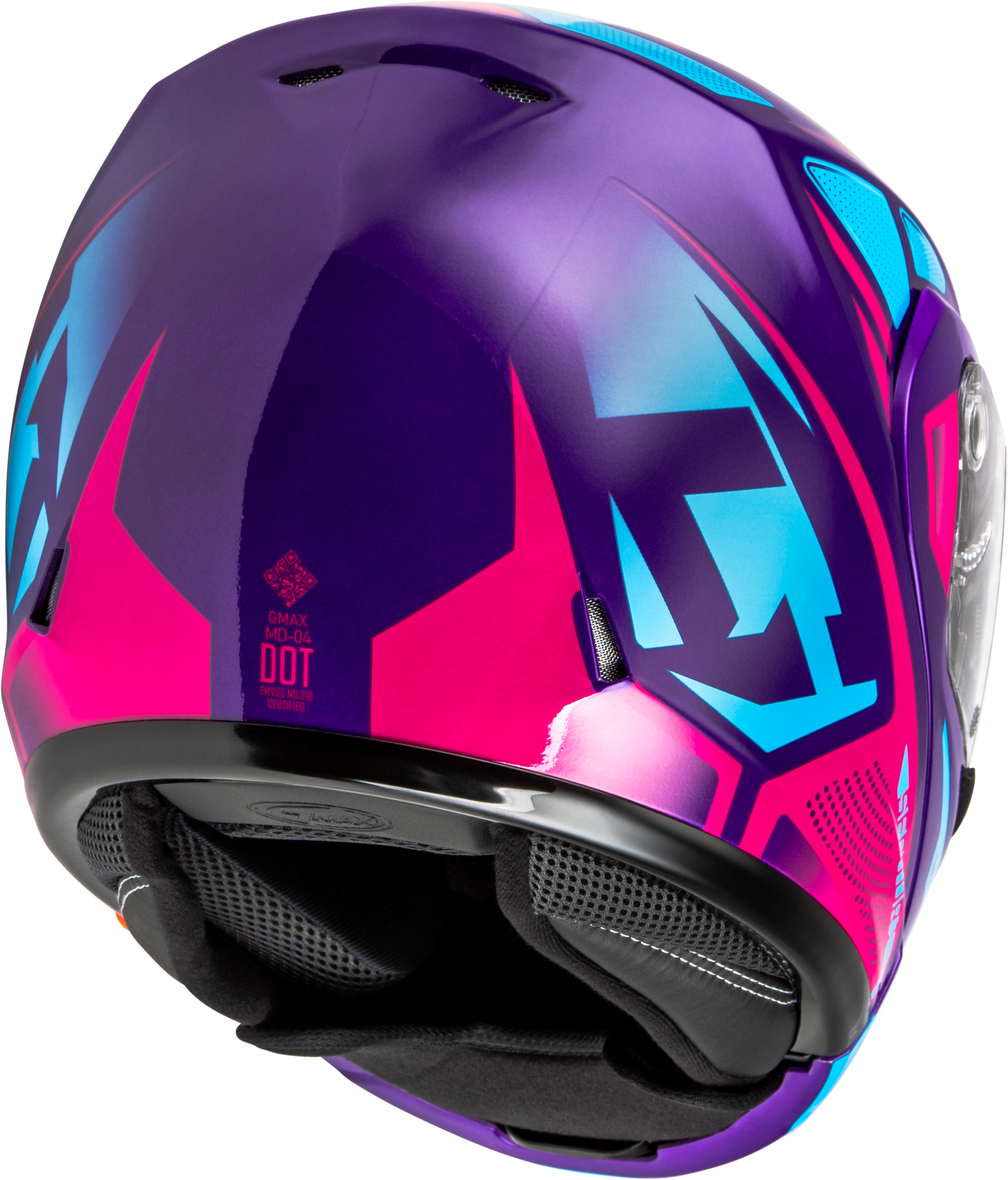 GMAX MD - 04 Sector Helmet Violet/Pink Large - Lightweight Cross - Country Helmet with Advanced Ventilation and Comfort Features - Kelly Motorsports