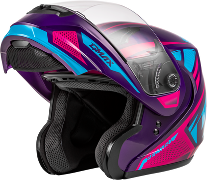GMAX MD - 04 Sector Helmet Violet/Pink - Lightweight Cross - Country Helmet with Advanced Ventilation and UV Protection - Kelly Motorsports