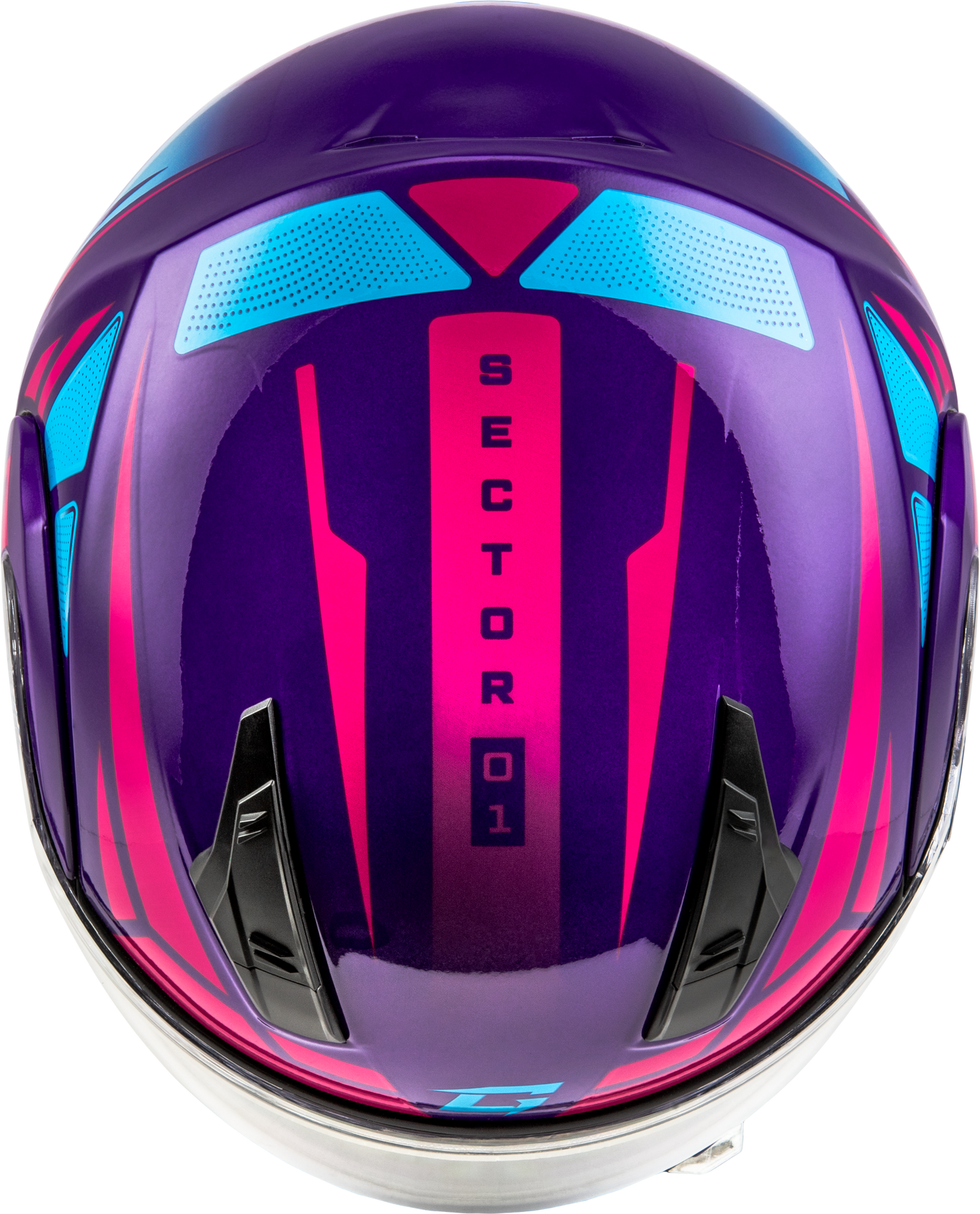 GMAX MD - 04 Sector Helmet Violet/Pink Small - Lightweight Cross - Country Helmet with Removable COOLMAX® Interior and Dual Exhaust Venting - Kelly Motorsports