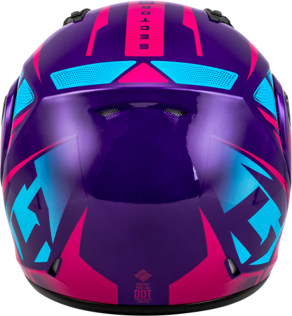 GMAX MD - 04 Sector Helmet Violet/Pink XL – Lightweight Cross - Country Helmet with Advanced Ventilation and Comfort Features - Kelly Motorsports