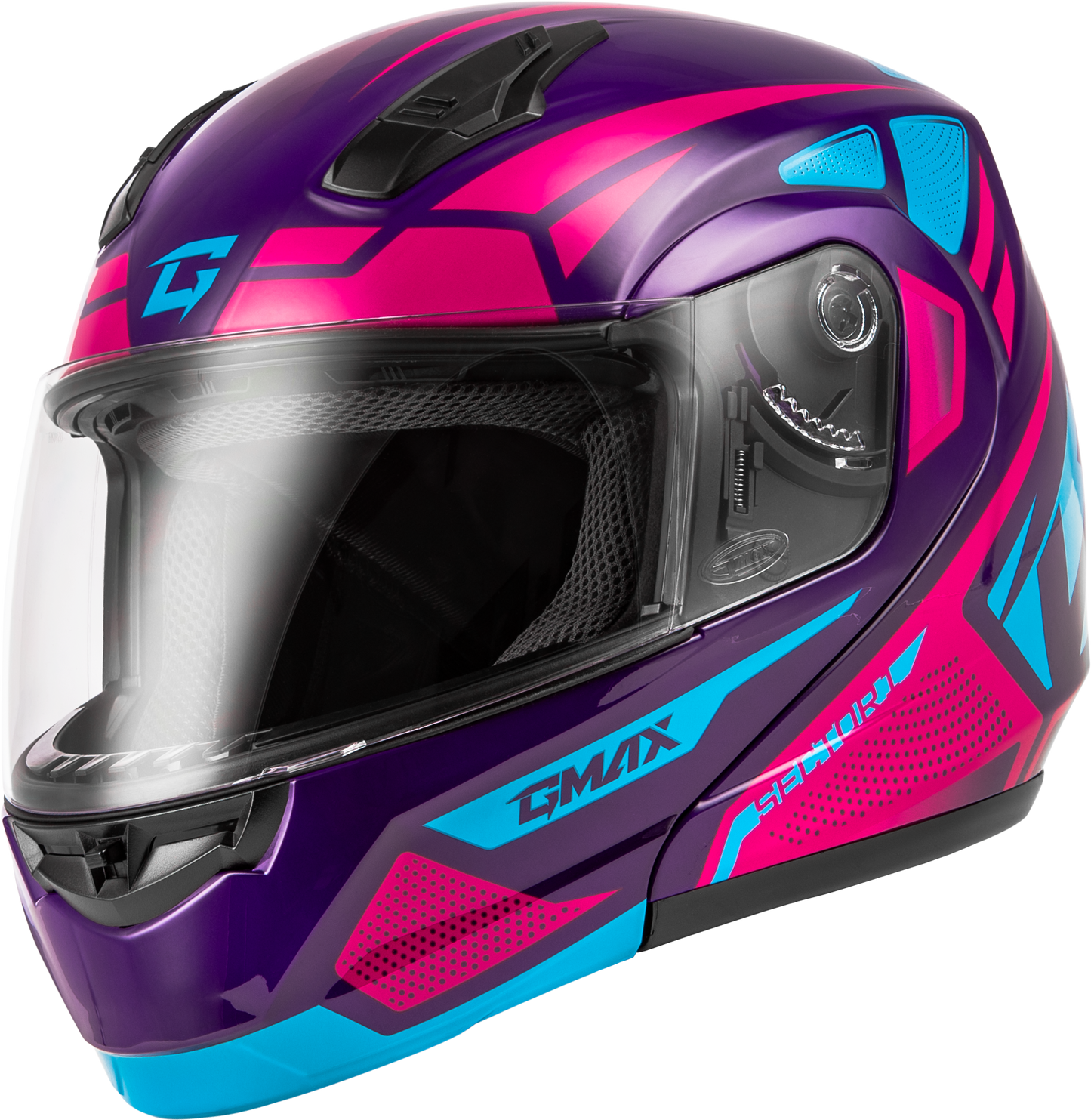 GMAX MD - 04 Sector Helmet Violet/Pink XL – Lightweight Cross - Country Helmet with Advanced Ventilation and Comfort Features - Kelly Motorsports