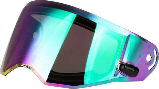 GMAX MD - 74 Modular ADV Helmet with Green Iridium Electric Shield - Part G074168 - Kelly Motorsports