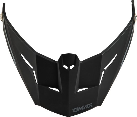GMAX MD - 74 Modular ADV Helmet with Spectre Matte Black/Red Visor and Screws - Kelly Motorsports