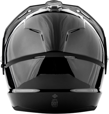 GMAX MD - 74 Solid Black Modular Adventure Helmet with Drop - Down Shield and Ventilation - Kelly Motorsports