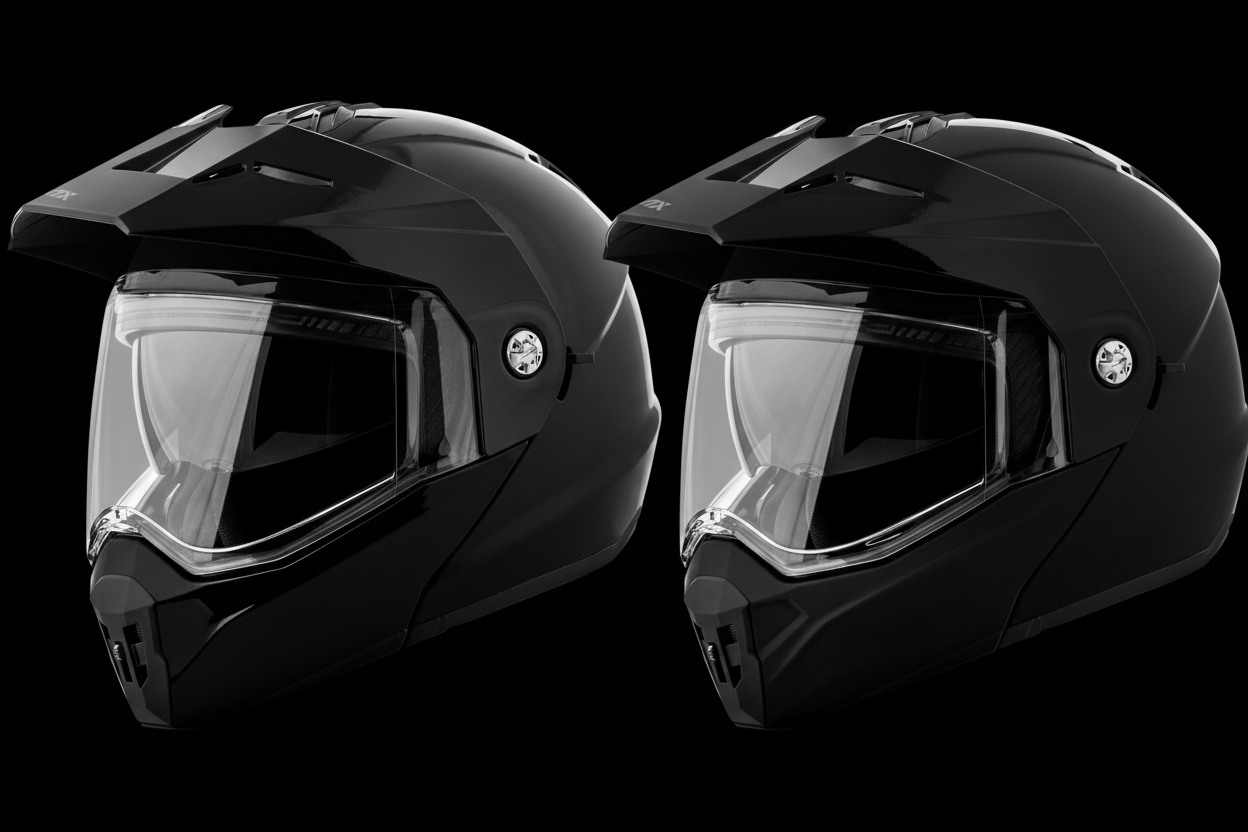 GMAX MD-74 Solid Black vs Matte Black