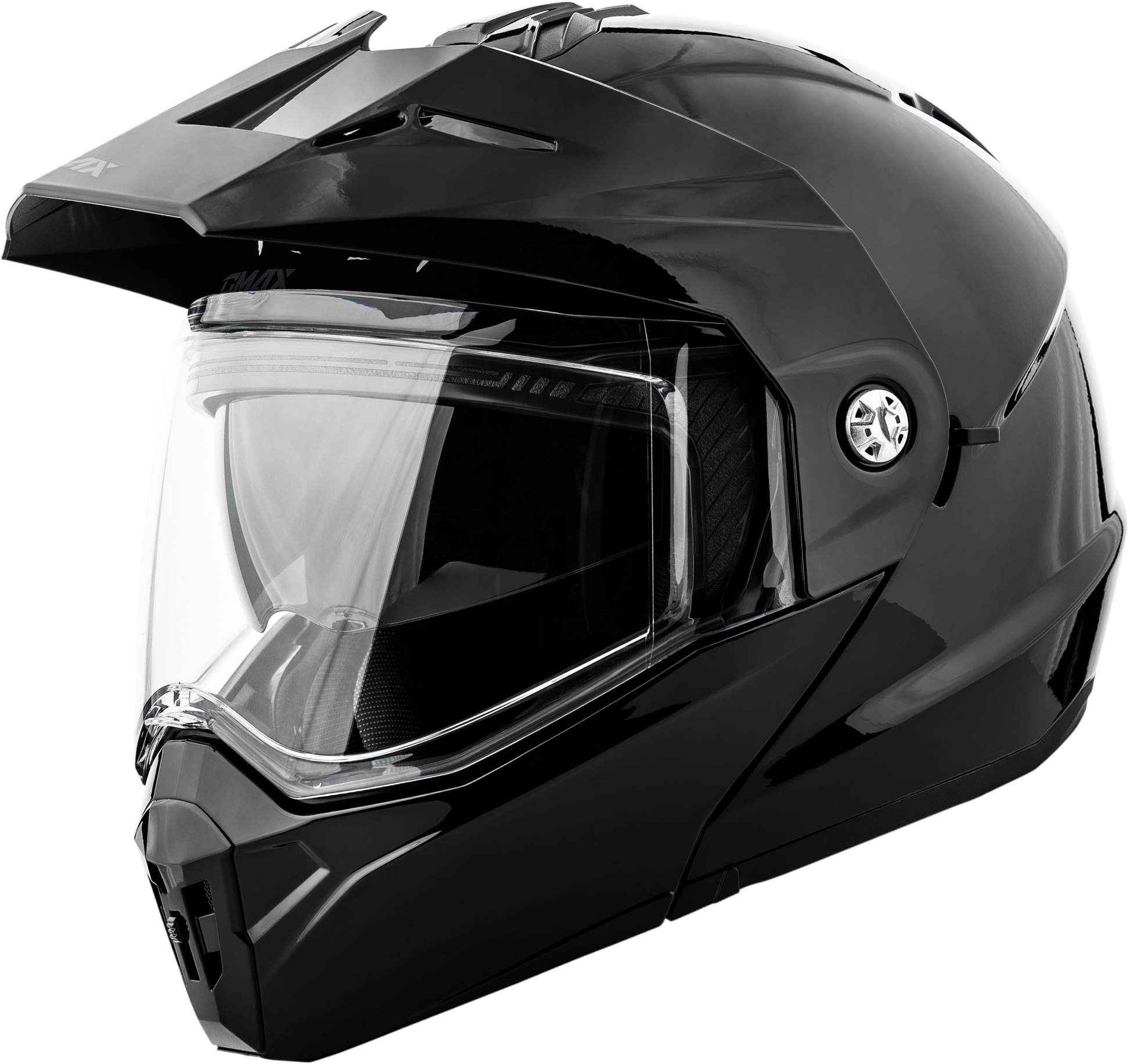 GMAX MD - 74 Solid Modular Helmet in Black, Small - Comfortable Snow and Adventure Riding Gear - Kelly Motorsports