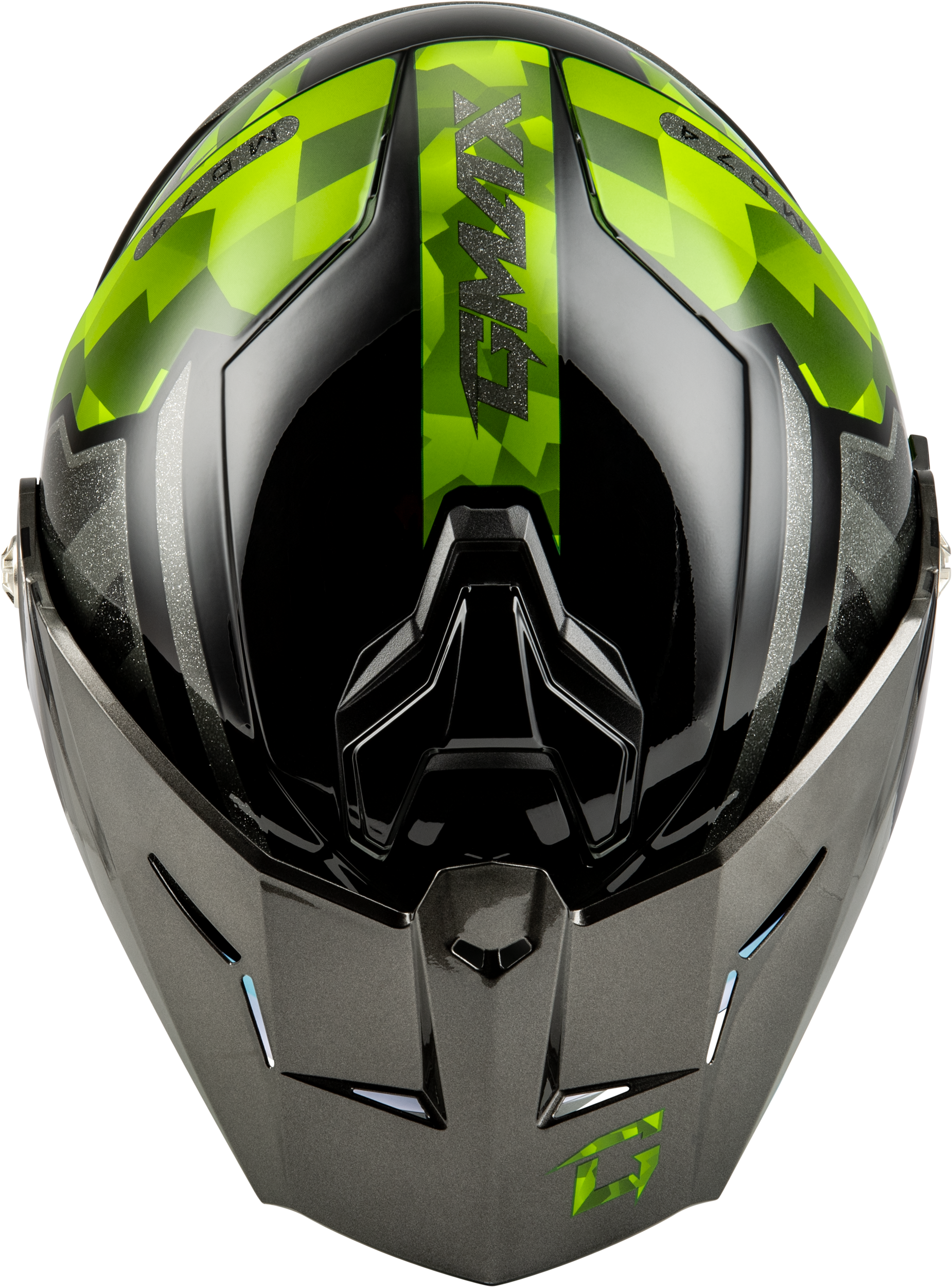 GMAX MD - 74 Striker Modular Helmet with Gold Shield - Large - Kelly Motorsports