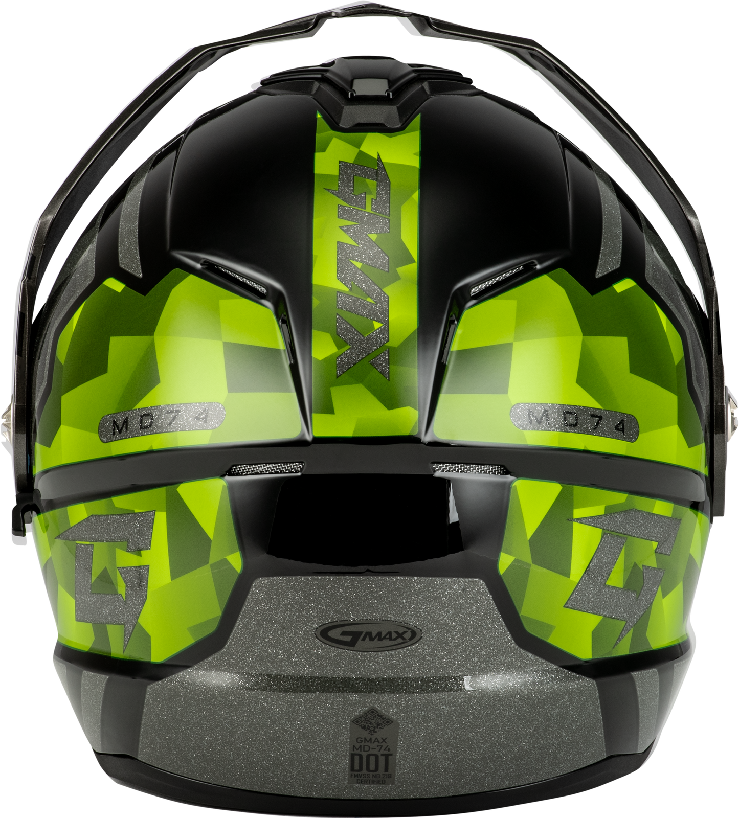 GMAX MD - 74 Striker Modular Helmet with Gold Shield - Large - Kelly Motorsports