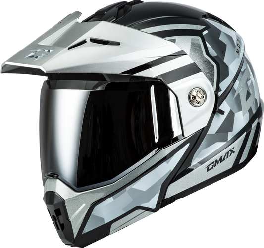 GMAX MD - 74 Striker Modular Helmet with Silver Shield, Extra Small (XS) - Kelly Motorsports