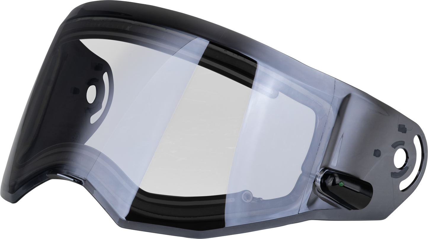 GMAX MD - 74s Smoke/Black Iridium Electric Shield with Cord – Modular ADV Helmet for Snow and Trail Riding - Kelly Motorsports