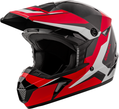 GMAX MX 46 Cyclus Hemet Black and Red Motorcycle Helmet - Size Medium - Kelly Motorsports