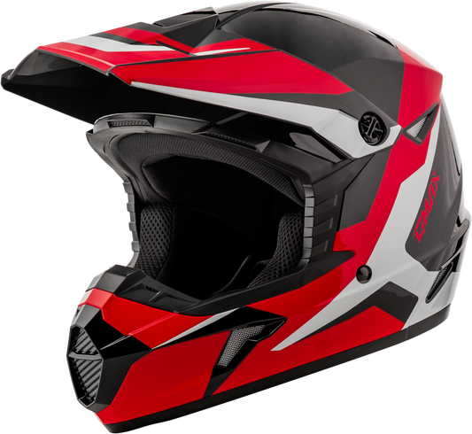 GMAX MX 46 Cyclus Hemet Black and Red Motorcycle Helmet - Size Medium - Kelly Motorsports