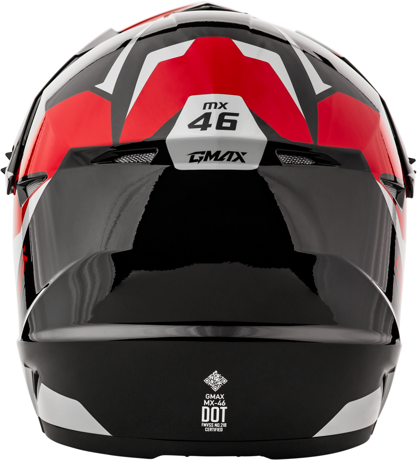 GMAX MX - 46 Cyclus Hemet Black/Red XL Motorcycle Helmet with Maximum Ventilation - Kelly Motorsports