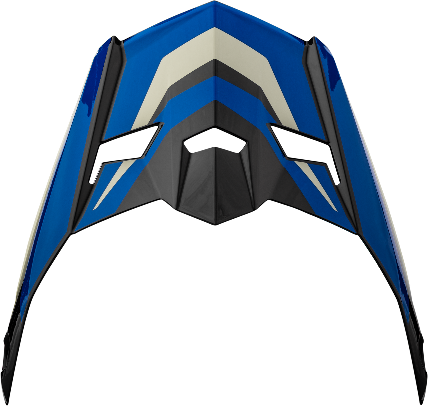GMAX Mx 46 Cyclus Visor Black and Blue, Medium - Part G046948 - Kelly Motorsports