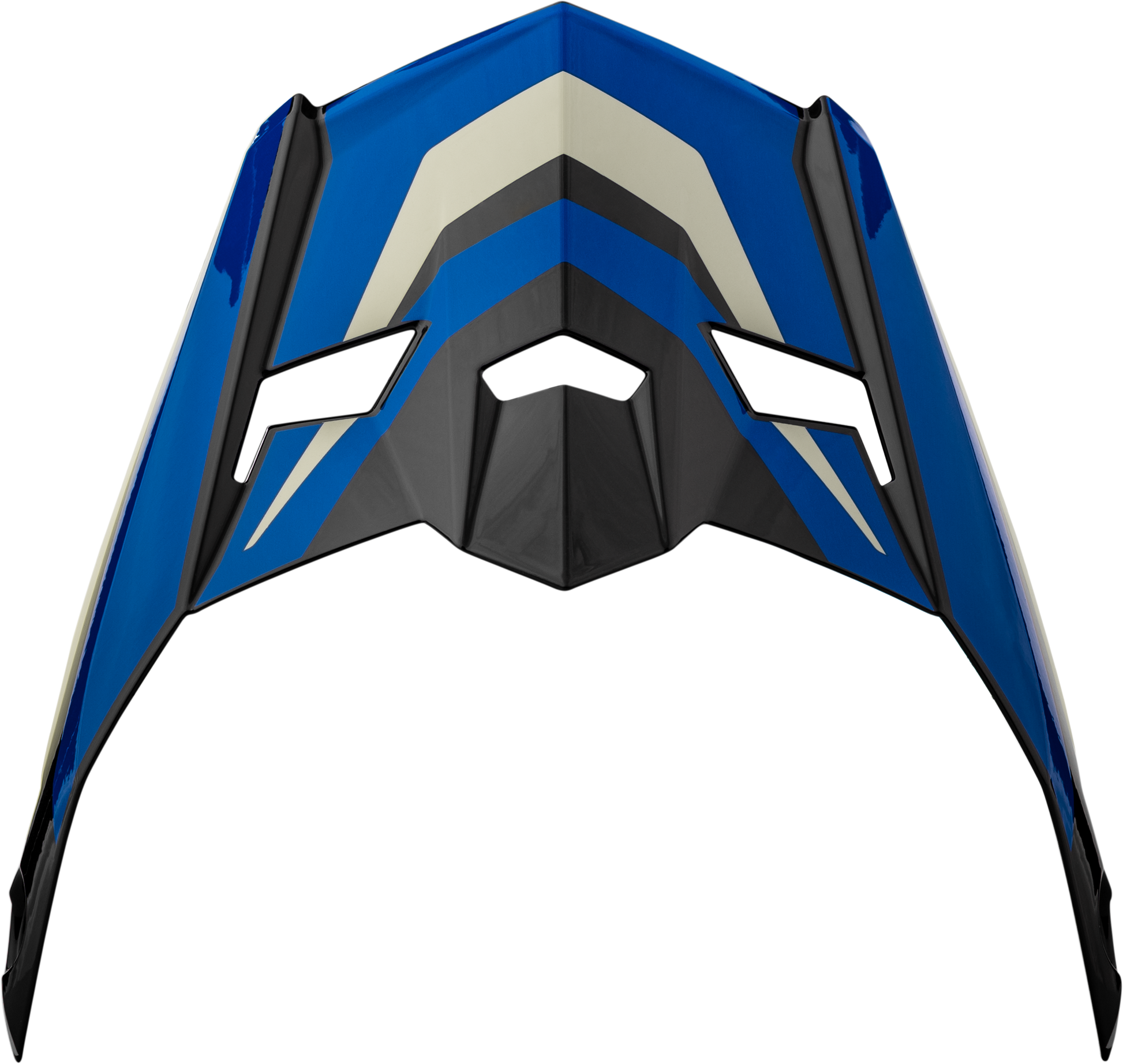 GMAX Mx 46 Cyclus Visor Black and Blue, Medium - Part G046948 - Kelly Motorsports